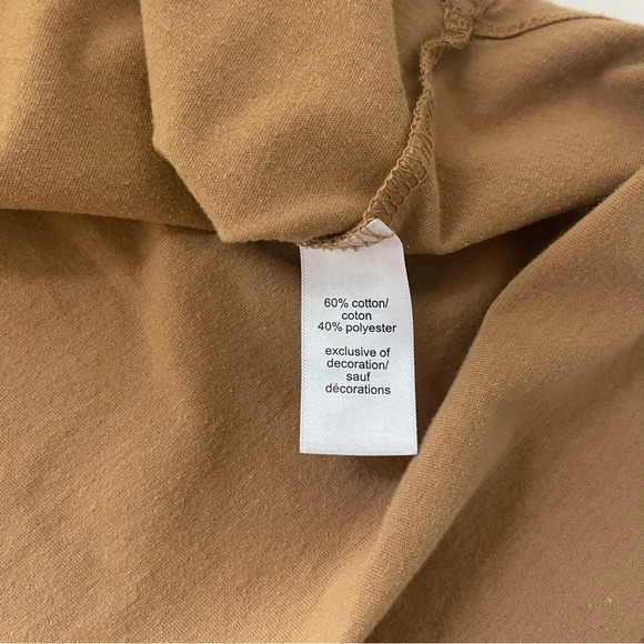 Maurices Tan & Brown Ski Lodge Velvet Graphic Short Sleeve Tee Large Women’s - Picture 11 of 12